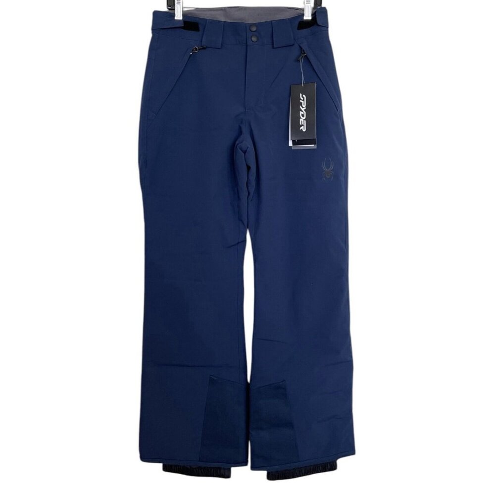 Spyder Snow Pants Womens Size‎ Small Blue Insulated Ski Snowboarding